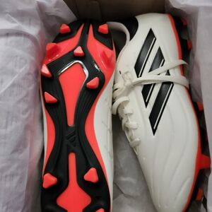 Adidas White and Black Soccer Cleats